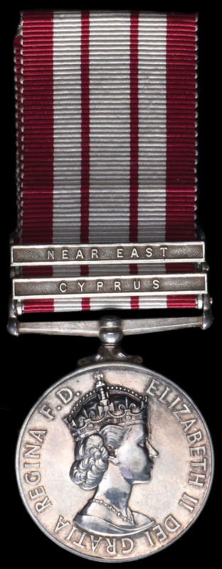 *Naval General Service, 1915-1962, E.II.R., 2 clasps, Cyprus, Near East (R.M.151...