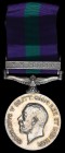 General Service, 1918-62, single clasp, N. W. Persia (4736990 Pte. J. D. Jones. Y & L. R.), toned, light hairline marks both sides, very fine 
Estima...