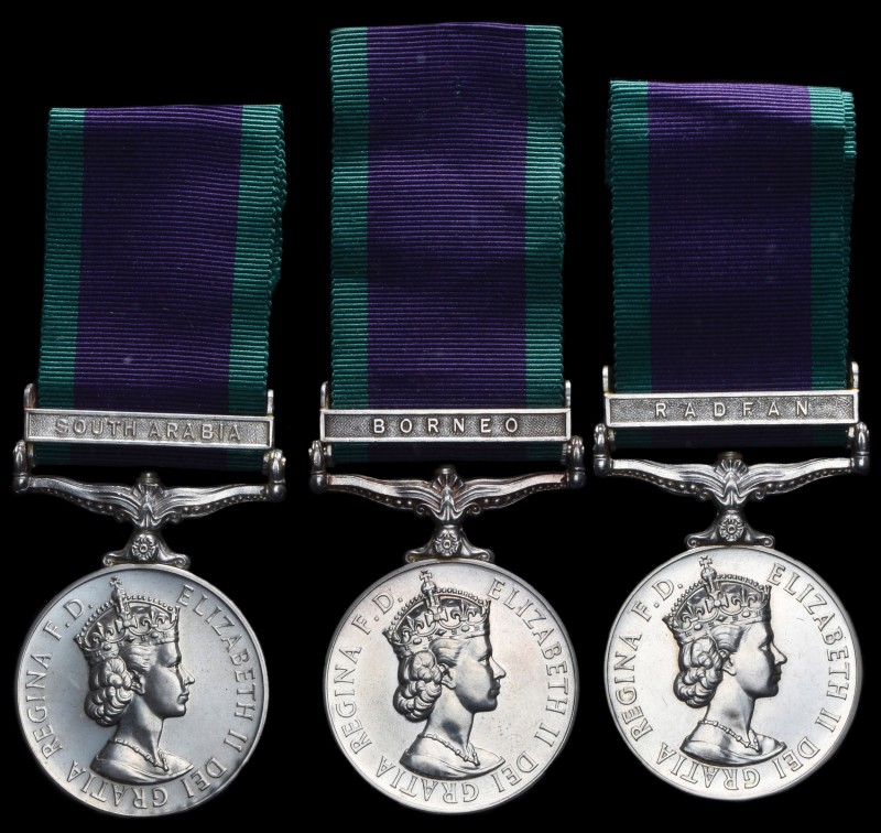 General Service, 1962-2007, single clasp, Borneo (T4250645 S.A.C. B. M. Rees R.A...