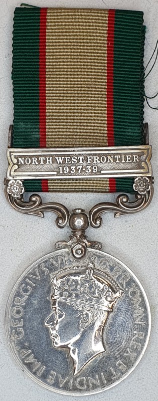 India General Service, 1936-39, 1 clasp North West Frontier 1937-39 (7012476 Rfm...