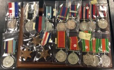 Miscellaneous WW2 Campaign Medals (18), comprising: 1939-1945 Star, France & Germany Star, Burma Star, Defence Medal, 1939-1945 (3), War Medal, 1939-1...