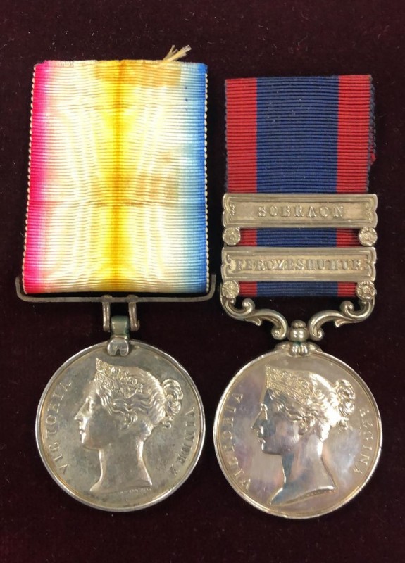 A Cabul and Sutlej Pair awarded to Private John Howitt 3rd Light Dragoons, Cabul...