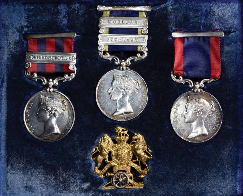 *An Officer’s Sutlej, Punjab and Northwest Frontier Campaigns Group of 3 awarded...