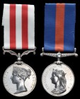 An Indian Mutiny and New Zealand Pair awarded to Corporal J. Eaton, 70th Foot, comprising: Indian Mutiny, 1857-58, no clasp (2403 James Eaton, 70th Re...