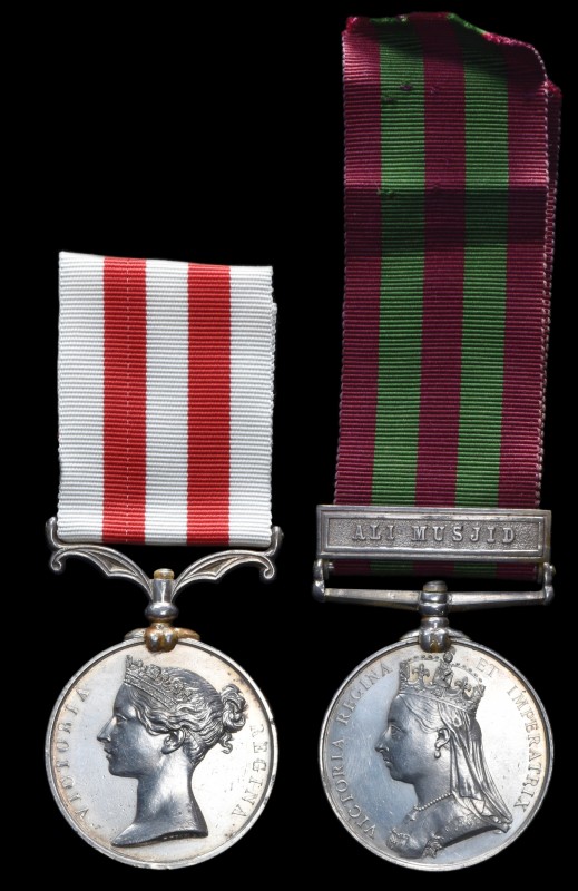 *An Officer’s Indian Mutiny and Second Afghan War Pair awarded to Lieutenant-Col...