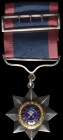 *Indian Order of Merit, Military Division, Reward of Valor, 1st type (1837-1912), 2nd Class in silver and gold, with claw type ribbon buckle, reverse ...