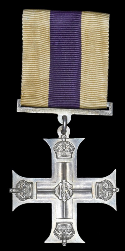 *Military Cross, G.V.R., unnamed as issued, with original investiture pin, well-...
