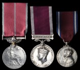 *A British Empire Medal and Army L.S.G.C. Group of 3 awarded to Warrant Officer 3rd Class Lawrence Edward Cromey, Bedfordshire and Hertfordshire Regim...
