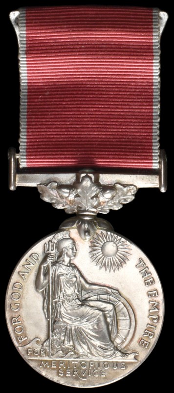 *British Empire Medal (Civil), E.II.R., for Meritorious Service (Alfred H. Leona...