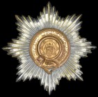 *Afghanistan, Nishan-i-Ustur (Order of the Star), Type 3 (1926-29), Third Class breast star, in cupro-nickel, with bronze centre, outer centre of star...
