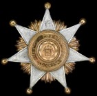 *Afghanistan, Nishan-i-Vafa (Order of Fidelity), Third Class breast badge, in silver and bronze, 82mm, (Haynes 1010.630; Barac 120), extremely fine
E...