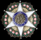 *Brazil, Order of the Rose, Dignitary’s or Officer’s breast star, in silver-gilt and enamels, 71.5mm, extremely fine
Estimate: £1200-£1.500

Condit...
