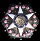*Brazil, Order of the Rose, Dignitary’s or Officer’s breast badge, in silver-gilt and enamels, 62.5mm, extremely fine
Estimate: £1000-£1.200

Upper...