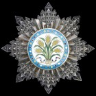 *China, Order of the Golden Grain, type 2 (circa 1916-28), Second Class breast star, in silver-gilt and enamels, reverse with mark of the Pekin mint a...