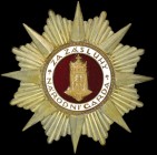 *Czechoslovakia, Order of Charles IV, First Grade breast star, by Opilz, in silver-gilt and enamels, 78mm extremely fine and rare
Estimate: £600-£800...
