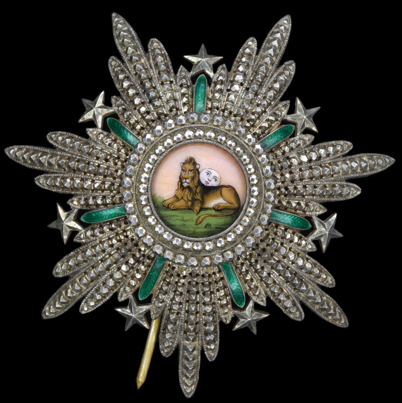 *Iran, Order of the Lion and Sun, Second Class breast star, by Boulanger, Paris,...