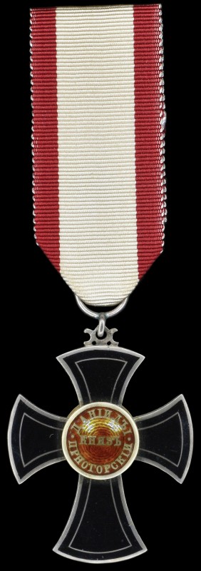 Montenegro, Order of Danilo, Fifth Class breast badge, in silver, gilt and ename...