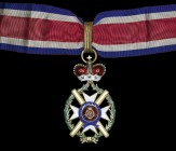 Serbia, Order of the Cross of Takovo, type IV (1878-1903), Commander’s neck badge, in silver-gilt and enamels, 42mm, good very fine
Estimate: £300-£4...