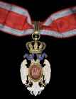 *Serbia, Order of the White Eagle, Karageorgeovich Dynasty, Grand Officer’s set of insignia, by Georg Adam Scheid, Vienna, pre 1914, comprising, neck ...