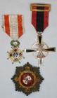 Spain, Order of Isabella the Catholic, 1875-1931 issue, Knight’s breast badge, in gilt and enamel, Order of Maria Christina, First Class breast star, ...