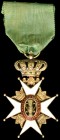 Sweden, Order of Vasa, Knight’s breast badge, in gold and enamels, 38mm, good very fine
Estimate: £100-£120
