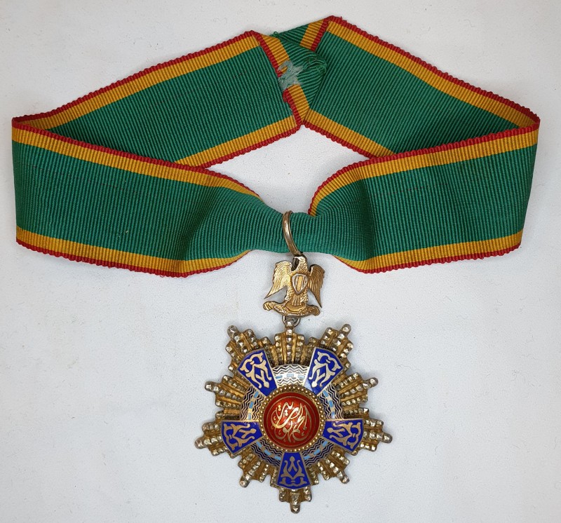 Egypt, Order of the Republic, EAR issue Commander’s neck badge, by Bichay, in si...