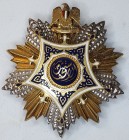 Egypt, Order of Merit, EAR issue, Second Class breast star, by Bichay, in silver, gilt and enamels, 73mm, extremely fine 
Estimate: £180-£220