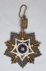 Egypt, Order of Merit, UAR issue, Commander’s neck badge, by Bichay, in silver, gilt and enamels, 58.5mm, good very fine
Estimate: £100-£120
