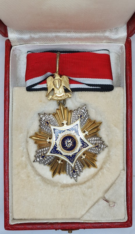 Egypt, Order of Merit, EAR issue, Commander’s neck badge, by Bichay, in silver, ...