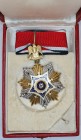 Egypt, Order of Merit, EAR issue, Commander’s neck badge, by Bichay, in silver, gilt and enamels, 60.5mm, in case of issue, extremely fine
Estimate: ...