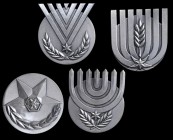Israel, Police Medals (4), Medal of Valour, Medal of Courage, Medal of Distinguished Service, Service Medal, all lacking ribands, extremely fine (4)
...