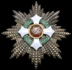 *Italy, Military Order of Savoy, breast star, by Gardino, Rome, in silver, with gilt and enamelled centre, 73mm, good very fine
Estimate: £500-£600