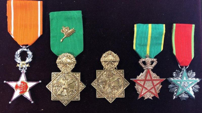 Morocco, Order of Ouissam Alaouite, type 2, Knight’s breast badge, in silver-gil...