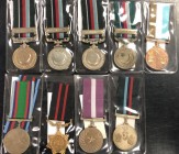 Pakistan, Campaign Medals (8), General Service Medals (4), 1 clasp Kashmir 1948, 1 clasp Dir-Bajaur 1960-62, 1 clasp Kutch 1965, 1 clasp Siachen 1982,...