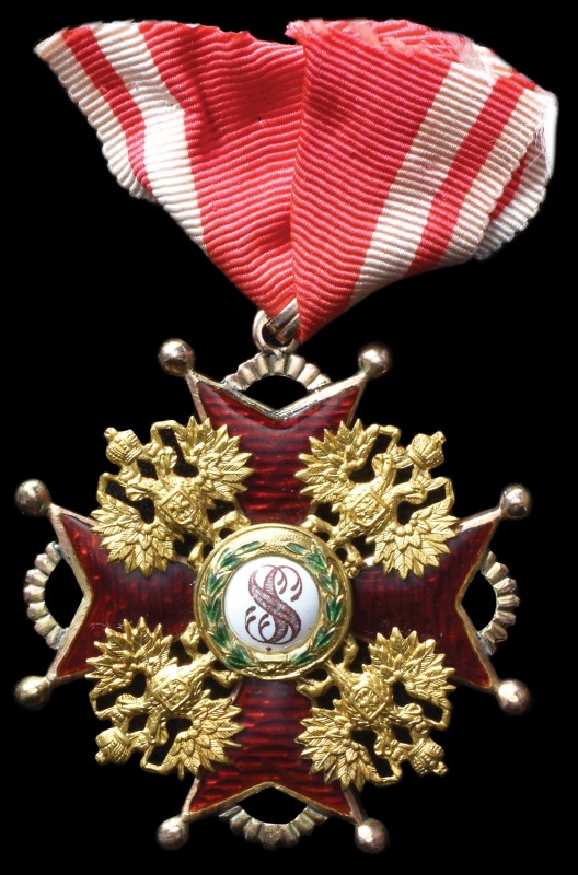 *Russia, Order of St. Stanislaus, Civil Division, Second Class neck badge, in go...