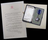 Sudan, Order of the Two Niles, type 1 with Rhinoceros suspension, Knight’s breast badge, by Spink and Son, awarded to Roland Hill, M.V.O., M.B.E, in s...