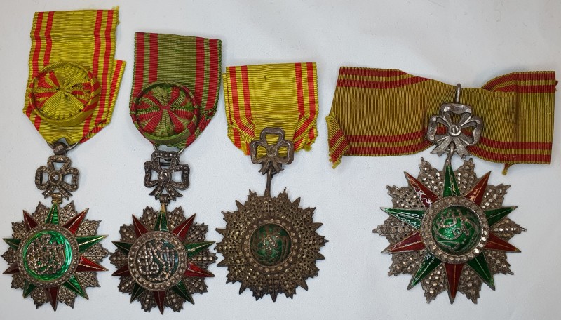 Tunisia, Order of Nishan al Iftikhar, Mohammed III as-Sadiq issue (1859-82), Com...