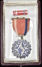 China, Air Force Order of Ch’ien Yuan (One Class only), awarded to officers and men having flown over 400 war time missions, reverse with raised inscr...