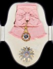 Thailand, The Most Illustrious Order of Chula Chom Klao, Knight Grand Cross set of insignia, by J.W. Benson Ltd., first decade of the 20th century, co...
