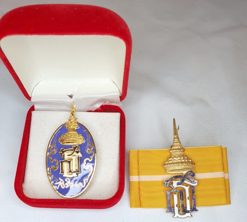 Thailand, Princess Maha Chakri Sirindhorn’s Royal Decoration, in gilt and enamel...