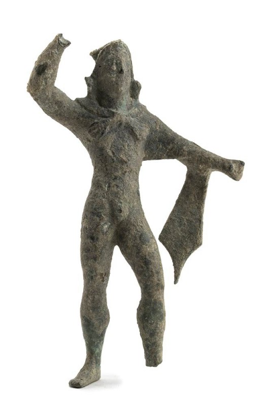 ARCHAIC BRONZE STATUETTE OF HERAKLES
5th - 4th century BC
height cm 10

A st...