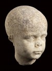 ROMAN MARBLE PORTRAIT OF A CHILD
1st century BC - 1st century AD
height cm 21 (cm 26 with Iron support)

Beautiful portrait of a child caught in t...