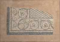 ROMAN MOSAIC FLOOR
2nd - 3rd century AD
height cm 78; length cm 103; wide cm 3,3

Beautiful fragment of Roman mosaic floor corner in a modern fram...
