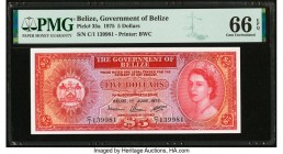 Belize Government of Belize 5 Dollars 1.6.1975 Pick 35a PMG Gem Uncirculated 66 EPQ. 

HID09801242017

© 2020 Heritage Auctions | All Rights Reserved