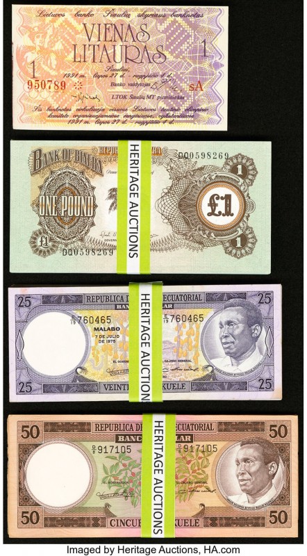World (Biafra, Equatorial Guinea, Zambia) Group Lot of 480 Examples Very Good-Cr...