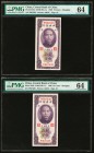 China Central Bank of China 10 Cents 1930 Pick 323b S/M#C301-1a Two Consecutive Examples PMG Choice Uncirculated 64. 

HID09801242017

© 2020 Heritage...