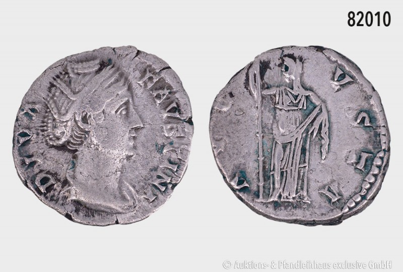 Römische Kaiserzeit, Faustina Maior, Gattin des Antoninus Pius (gest. 141), Dena...