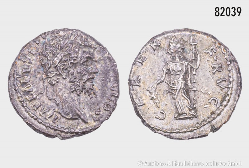 Römische Kaiserzeit, Septimius Severus (193-211), Denar, 194-195, Emesa/Syrien. ...