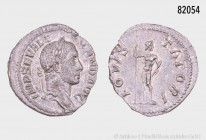 Römische Kaiserzeit, Severus Alexander (222-235), Denar, Rom. Rs. Jupiter. 2,93 g; 20 mm. RIC 202. Aus alter süddeutscher Sammlung, erworben in den 19...
