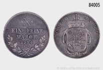 Mainz, Erzbistum. Friedrich Karl Joseph von Erthal (1774-1802), Konventionstaler 1794, 833 1/3er Silber. 27,96 g; 39 mm. Ex Frankfurter Numismatik, No...